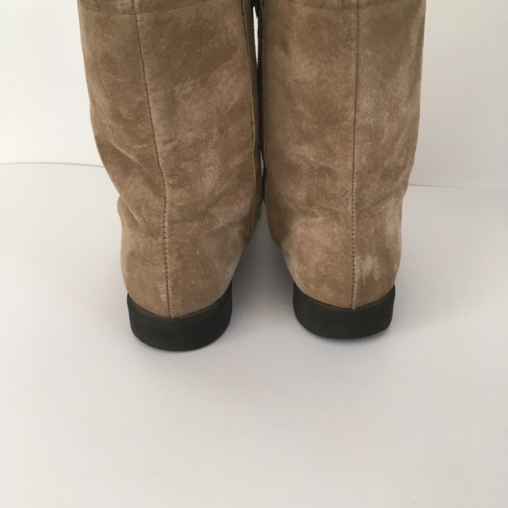Women’s suede winter boot with fleece lining - Picture 3 of 6